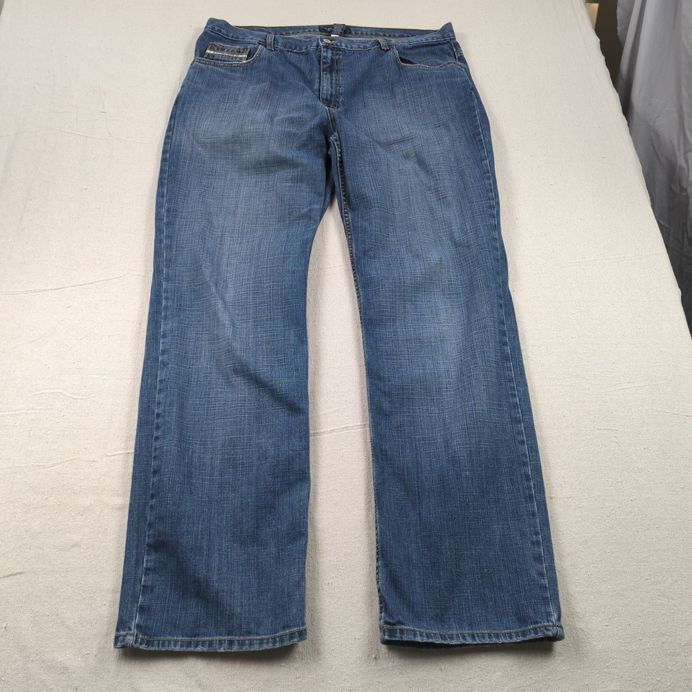 Vtg US Polo Assn Jeans Mens 40x34 Blue Relaxed Baggy Wide Leg Skater